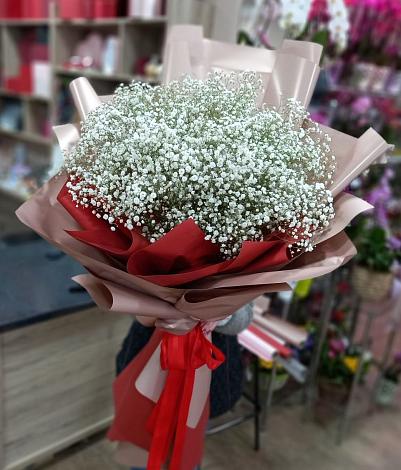 Букет цветов из: Гипсофила в Рощинском