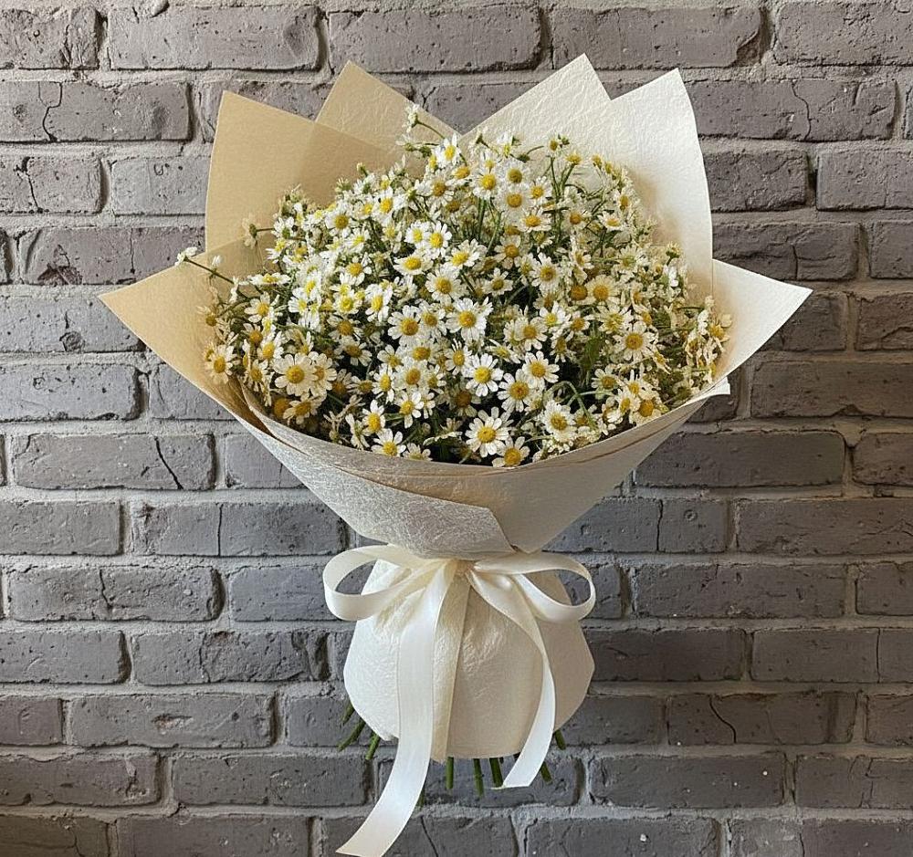 Букет цветов из: Ромашки в Рощинском