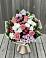 Букет цветов из: Альстромерии, Гвоздики, Розы и Хризантемы в Рощинском