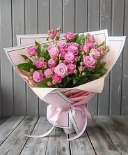 Букет Розовый кустик в Рощинском