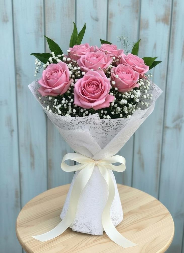 Букет цветов из: Розы в Рощинском