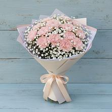 Букет цветов из:  Гвоздики в Рощинском