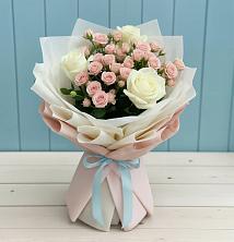 Букет цветов из:  Розы в Рощинском