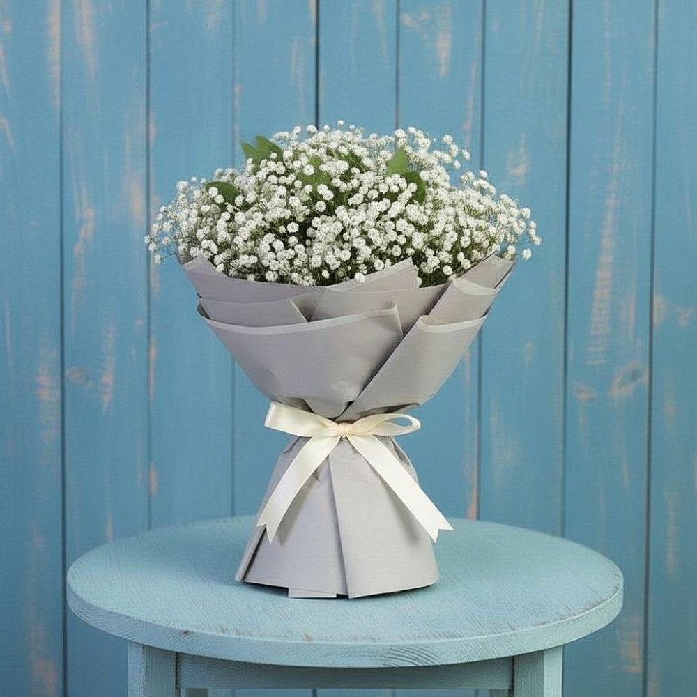 Букет цветов из: Гипсофила в Рощинском