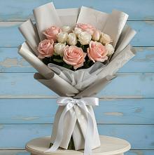 Букет цветов из:  Розы #REPLACE_PRED# Рощинском