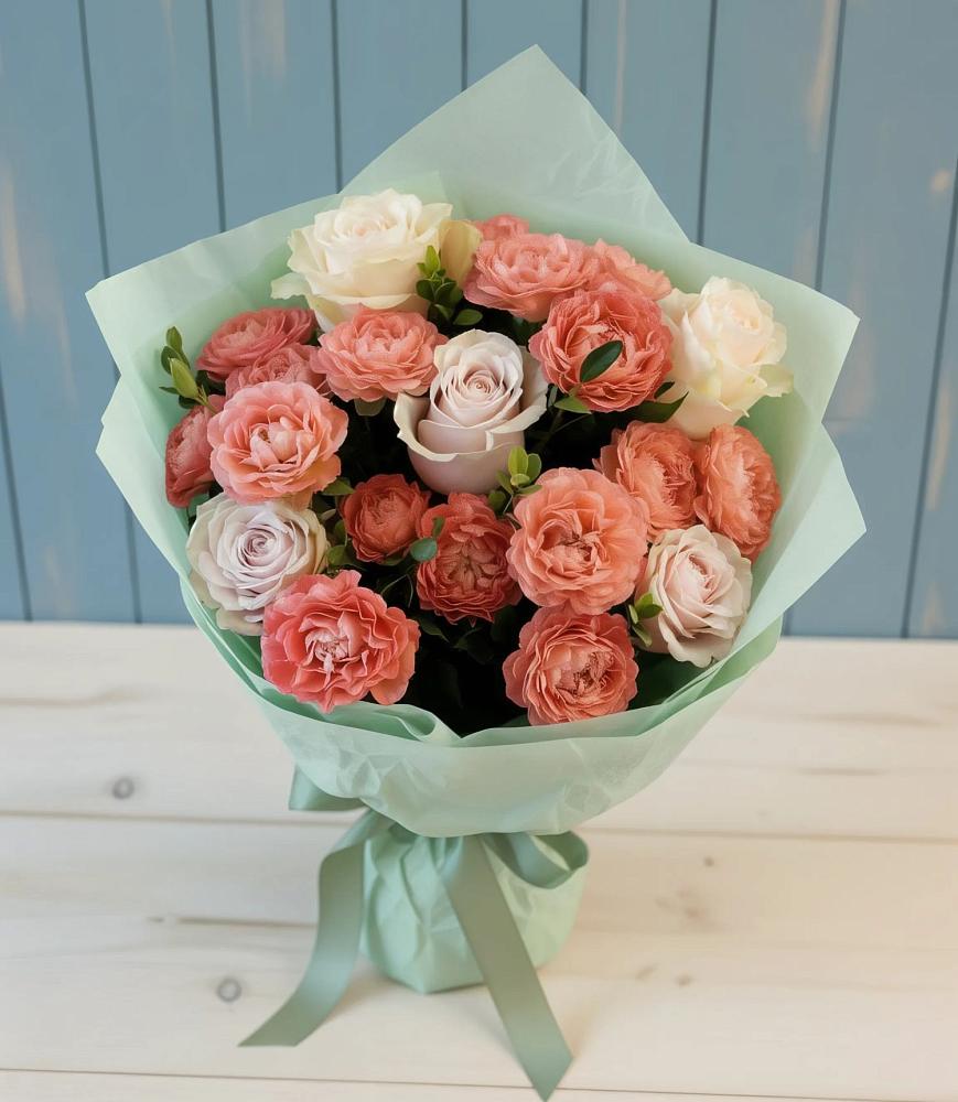 Букет цветов из: Розы в Рощинском