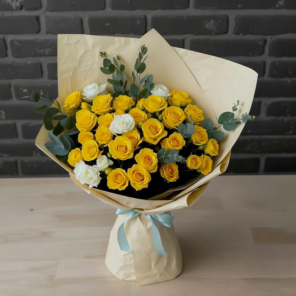 Букет цветов из: Розы в Рощинском