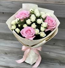 Букет цветов из:  Розы в Рощинском