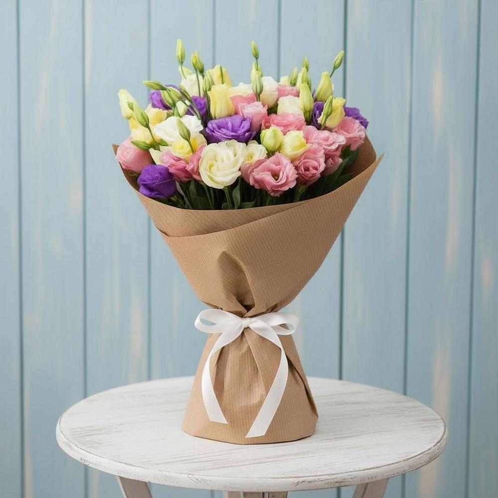 Букет цветов из: Лизиантусы в Рощинском