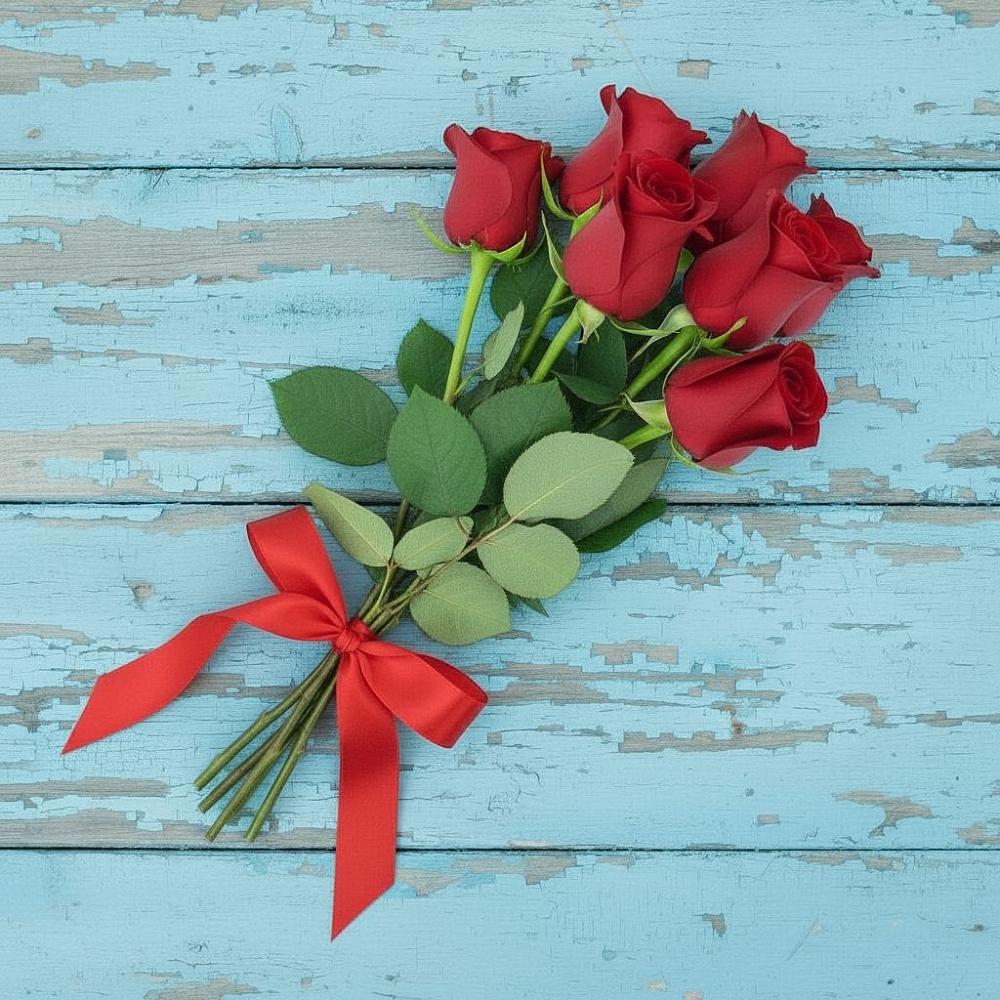 Букет Красные розы в Рощинском