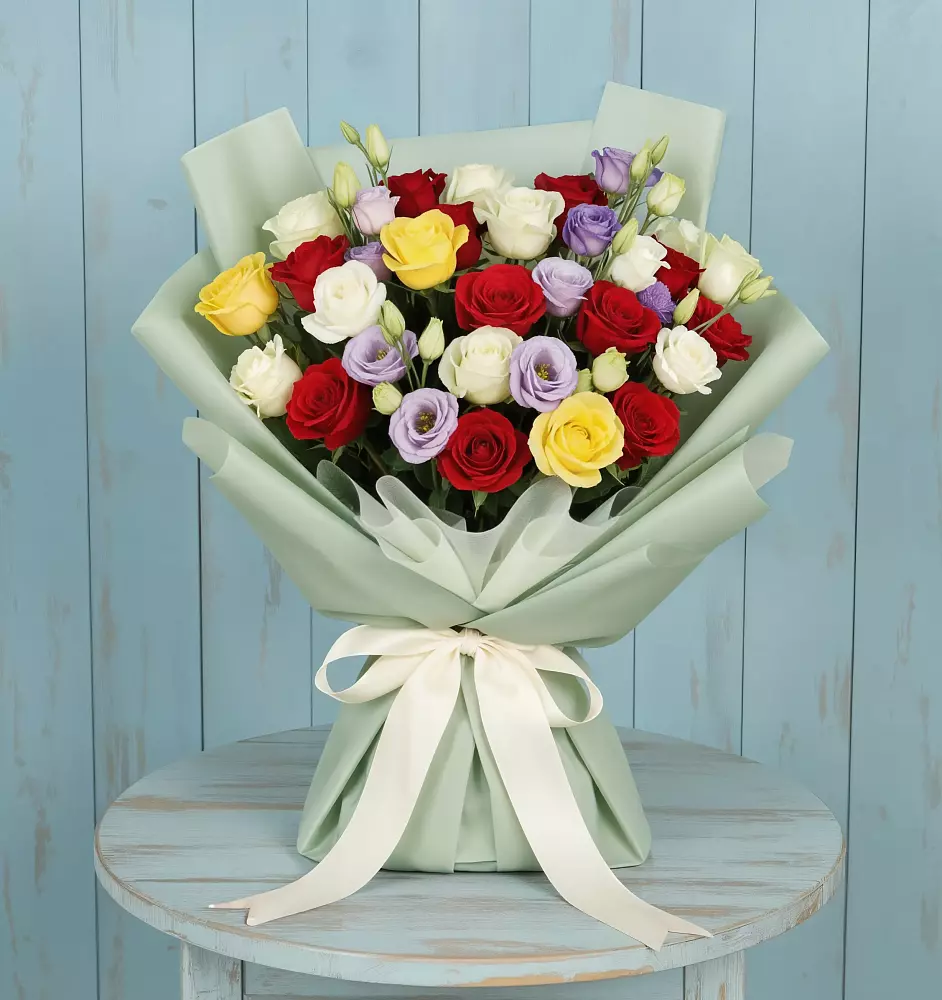 Букет цветов из: Розы в Рощинском