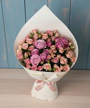 Букет цветов из:  Розы #REPLACE_PRED# Рощинском