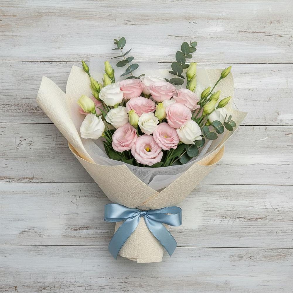 Букет цветов из: Лизиантусы в Рощинском